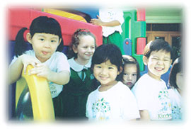 Smiles all around - happy kids at Kinderland Preschool